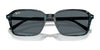 Ray-Ban RAIMOND RB2231F Sunglasses | Size 56 / Black №901/31 / G-15 Green (3N 13.2%)