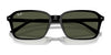 Ray-Ban RAIMOND RB2231F Sunglasses | Size 56 / Black №901/31 / G-15 Green (3N 13.2%)