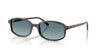 Ray-Ban RB2232 Sunglasses / Yellow & Blue Havana №13563M / Blue Gradient Grey (2N 21%) / Size 54
