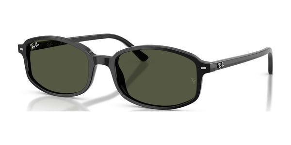 Ray-Ban RB2232F Sunglasses | Size 54 / Black №901/31 / Green (3N 13.2%)