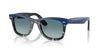 Ray-Ban WAYFARER RB2240 Sunglasses | Size 50 / Blue On Havana №14453M / Blue Gradient Grey (2N 21%)
