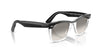 Ray-Ban WAYFARER RB2240F Sunglasses | Size 52 / Black On Transparent №129432 / Clear Gradient Grey (2N 33.3%)