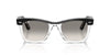 Ray-Ban WAYFARER RB2240F Sunglasses | Size 52 / Black On Transparent №129432 / Clear Gradient Grey (2N 33.3%)