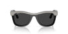 Ray-Ban WAYFARER RB2240F Sunglasses | Size 52 / Black On Transparent №129432 / Clear Gradient Grey (2N 33.3%)