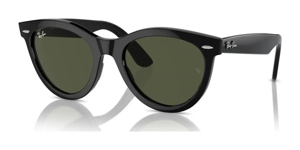 Ray-Ban WAYFARER WAY RB2241F Sunglasses | Size 54 / Black №901/31 / Green (3N 13.2%)