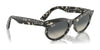 Ray-Ban WAYFARER OVAL RB2242 Sunglasses / Photo Waves Grey №138331 / Green (3N 13.2%) / Size 53