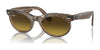 Ray-Ban WAYFARER OVAL RB2242 Sunglasses / Photo Waves Grey №138331 / Green (3N 13.2%) / Size 53