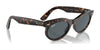 Ray-Ban WAYFARER OVAL RB2242 Sunglasses / Photo Waves Grey №138331 / Green (3N 13.2%) / Size 53