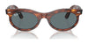 Ray-Ban WAYFARER OVAL RB2242 Sunglasses / Photo Waves Grey №138331 / Green (3N 13.2%) / Size 53