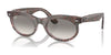 Ray-Ban WAYFARER OVAL RB2242F Sunglasses | Size 53 / Havana №902/R5 / Blue (3N 10.7%)