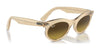 Ray-Ban WAYFARER OVAL RB2242F Sunglasses | Size 53 / Havana №902/R5 / Blue (3N 10.7%)