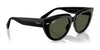 Ray-Ban DOREEN RB2286F Sunglasses | Size 52 / Black №901/31 / G-15 Green (3N 13.2%)