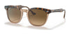 Ray-Ban HAWKEYE RB2298 Sunglasses / Havana On Transparent Brown №1292M2 / Brown (Polarized) (3P 15%) / Size 52