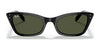 Ray-Ban LADY BURBANK RB2299 Sunglasses / Black №901/31 / Green (3N 13.2%) / Size 52