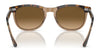 Ray-Ban EAGLEEYE RB2398 Sunglasses / Black On Transparent №129431 / Green (3N 13.2%) / Size 53