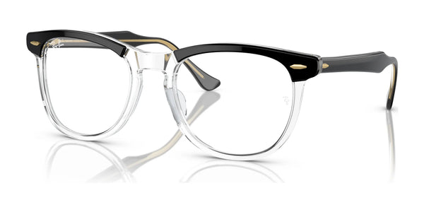 Ray-Ban EAGLEEYE RB2398 Eyeglasses / Black On Transparent №1294GJ / Clear/Green (Photochromic) (3F 13.44%) / Size 53