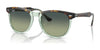 Ray-Ban EAGLEEYE RB2398 Sunglasses / Havana On Transparent Green №1376BH / Green (2N 22%) / Size 53