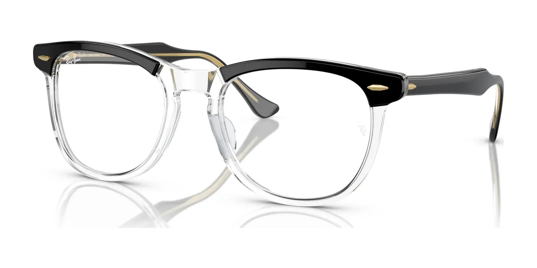 Ray-Ban EAGLEEYE RB2398F Eyeglasses Black On Transparent / Clear / Green (Photochromic) Ray-Ban EAGLEEYE RB2398F Eyeglasses Black On Transparent / Clear / Green (Photochromic)