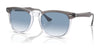 Ray-Ban EAGLEEYE RB2398F Sunglasses | Size 53 / Grey On Transparent №13553F / Blue (2N 29.9%)