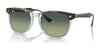 Ray-Ban EAGLEEYE RB2398F Sunglasses | Size 53 / Havana On Transparent Green №1376BH / Green (2N 22%)
