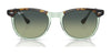 Ray-Ban EAGLEEYE RB2398F Sunglasses | Size 53 / Black №901/31 / Green (3N 13.2%)