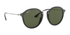 Ray-Ban ROUND RB2447F Sunglasses | Size 52 / Black №901/58 / G-15 Green (Polarized) (3P 11%)