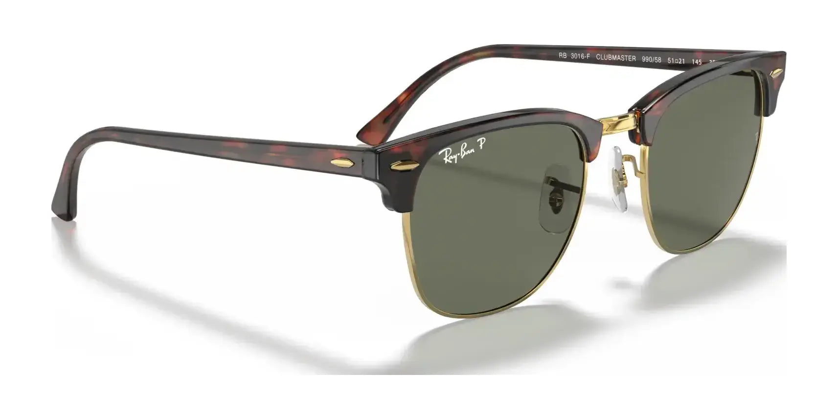 Ray-Ban CLUBMASTER RB3016F Sunglasses | Size 55 Ray-Ban CLUBMASTER RB3016F Sunglasses | Size 55