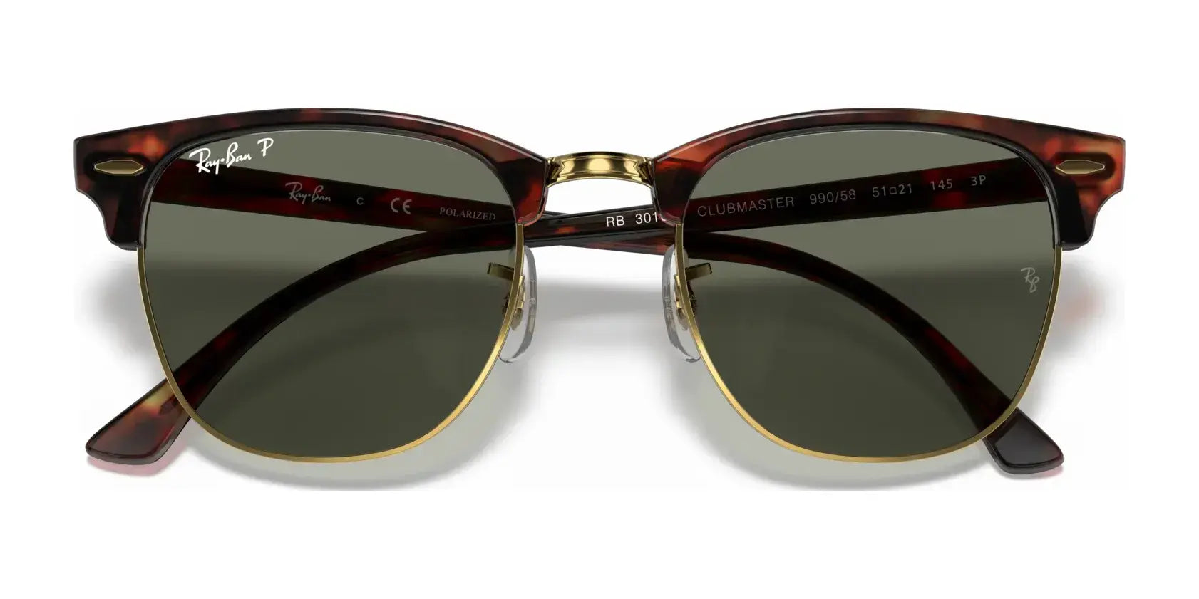 Ray-Ban CLUBMASTER RB3016F Sunglasses | Size 55 Ray-Ban CLUBMASTER RB3016F Sunglasses | Size 55