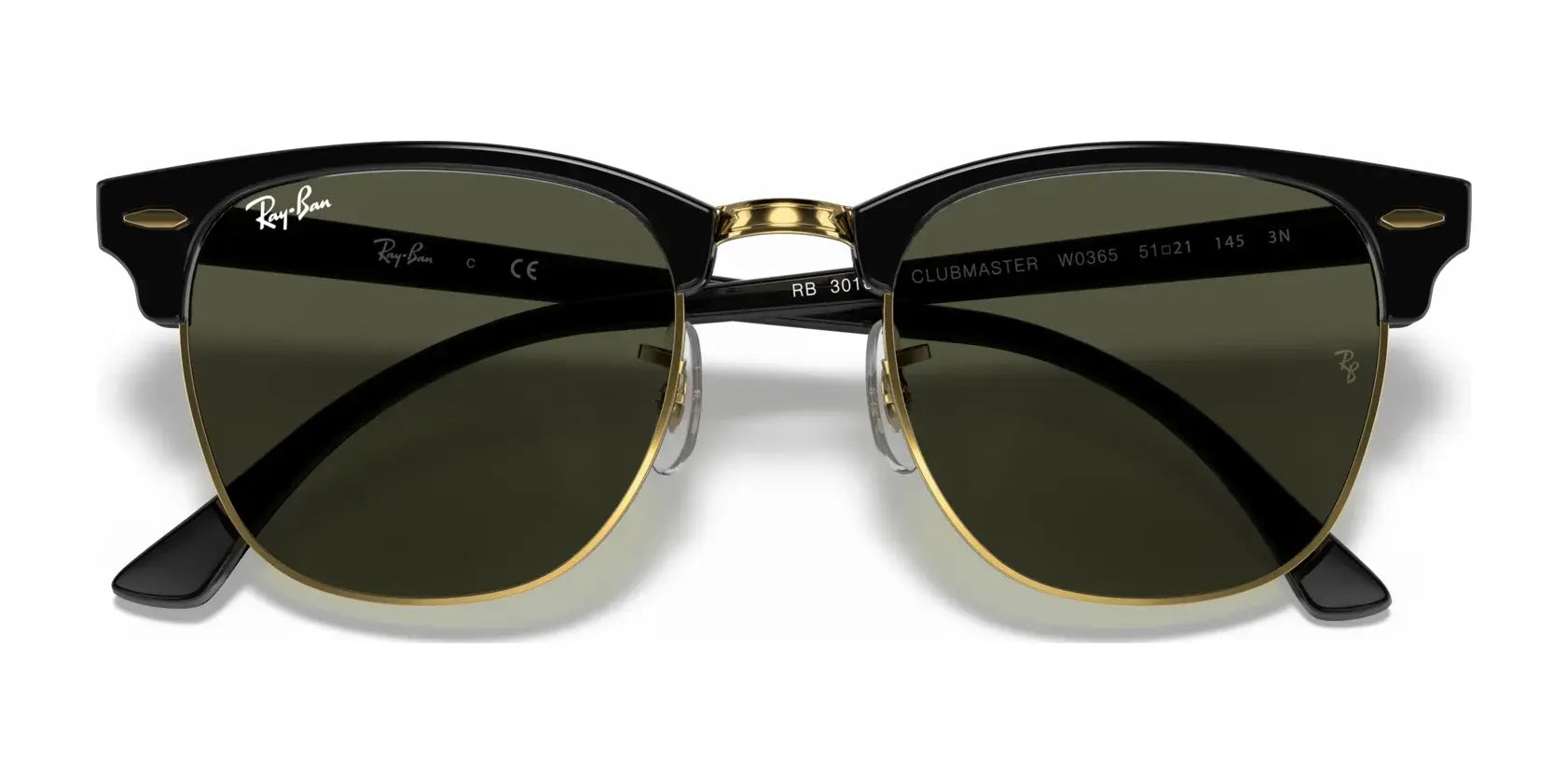 Ray-Ban CLUBMASTER RB3016F Sunglasses | Size 55 Ray-Ban CLUBMASTER RB3016F Sunglasses | Size 55
