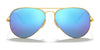 Ray-Ban AVIATOR LARGE METAL RB3025 Sunglasses | Size 58 / Arista Gold №9278R5 / Blue (3N 10.7%)