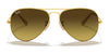 Ray-Ban AVIATOR LARGE METAL RB3025 Sunglasses | Size 58 / Arista Gold №9278R5 / Blue (3N 10.7%)