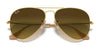 Ray-Ban AVIATOR LARGE METAL RB3025 Sunglasses | Size 58 / Arista Gold №9278R5 / Blue (3N 10.7%)