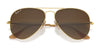 Ray-Ban AVIATOR LARGE METAL RB3025 Sunglasses | Size 58 / Arista Gold №9278R5 / Blue (3N 10.7%)