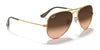 Ray-Ban AVIATOR LARGE METAL RB3025 Sunglasses | Size 55 / Gold №W3234 / G-15 Green (3N 13.2%)
