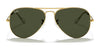 Ray-Ban AVIATOR LARGE METAL RB3025 Sunglasses | Size 58 / Arista Gold №9278R5 / Blue (3N 10.7%)