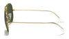 Ray-Ban AVIATOR LARGE METAL RB3025 Sunglasses | Size 55 / Gold №W3234 / G-15 Green (3N 13.2%)
