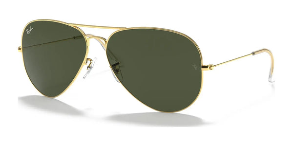 Ray-Ban AVIATOR LARGE METAL II RB3026 Sunglasses | Size 62 / Arista Gold №L2846 / G-15 Green (3N 13.2%)