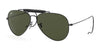 Ray-Ban OUTDOORSMAN I RB3030 Sunglasses | Size 58 / Black №L9500 / G-15 Green (3N 13.2%)