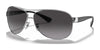 Ray-Ban RB3386 Sunglasses / Silver №003/8G / Grey Gradient (3N 15.2%) / Size 63