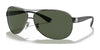 Ray-Ban RB3386 Sunglasses / Gunmetal №004/71 / Dark Green (3N 12.9%) / Size 63