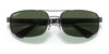 Ray-Ban RB3445 Sunglasses / Gunmetal №4 / Green Classic G-15 (3N 12.9%) / Size 61