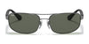 Ray-Ban RB3445 Sunglasses / Gunmetal №4 / Green Classic G-15 (3N 12.9%) / Size 61