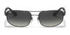 Ray-Ban RB3445 Sunglasses / Gunmetal №4 / Green Classic G-15 (3N 12.9%) / Size 61