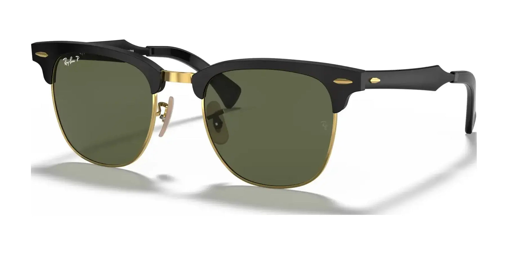 Ray-Ban CLUBMASTER ALUMINUM RB3507 Sunglasses | Size 51 Ray-Ban CLUBMASTER ALUMINUM RB3507 Sunglasses | Size 51