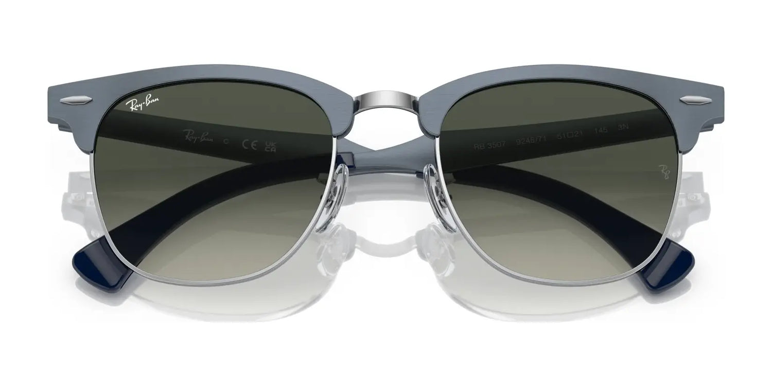 Ray-Ban CLUBMASTER ALUMINUM RB3507 Sunglasses | Size 51 Ray-Ban CLUBMASTER ALUMINUM RB3507 Sunglasses | Size 51