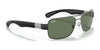 Ray-Ban RB3522 Sunglasses / Gunmetal №004/9A / G-15 Green (Polarized) (3P 16%) / Size 61