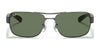 Ray-Ban RB3522 Sunglasses / Gunmetal №004/9A / G-15 Green (Polarized) (3P 16%) / Size 61