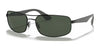 Ray-Ban RB3527 Sunglasses | Size 61 / Black №006/71 / Green (3N 12.9%)