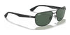 Ray-Ban RB3528 Sunglasses | Size 61 / Black №006/71 / Green (3N 12.9%)