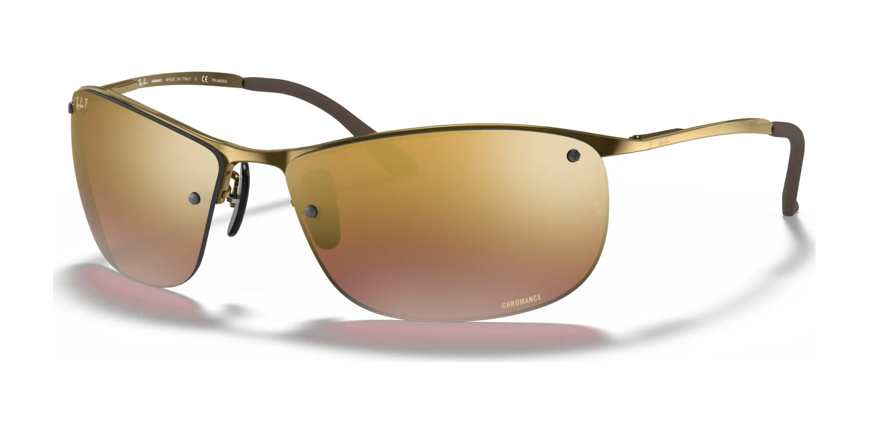 Ray-Ban RB3542 Sunglasses Bronze / Purple Gold (Polarized) Ray-Ban RB3542 Sunglasses Bronze / Purple Gold (Polarized)